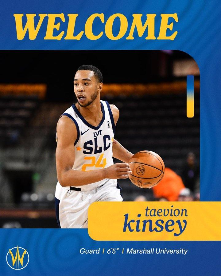 九游体育-为G联盟签的人！圣克鲁兹勇士队官方宣布签下后卫泰维昂-金西